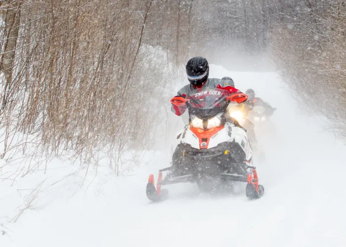 Snowmobiling in Hastings County