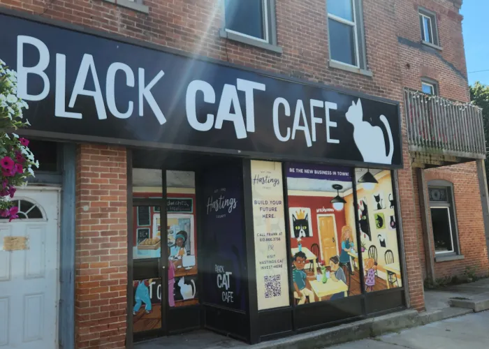 Black Cat Cafe Vacant Storefront