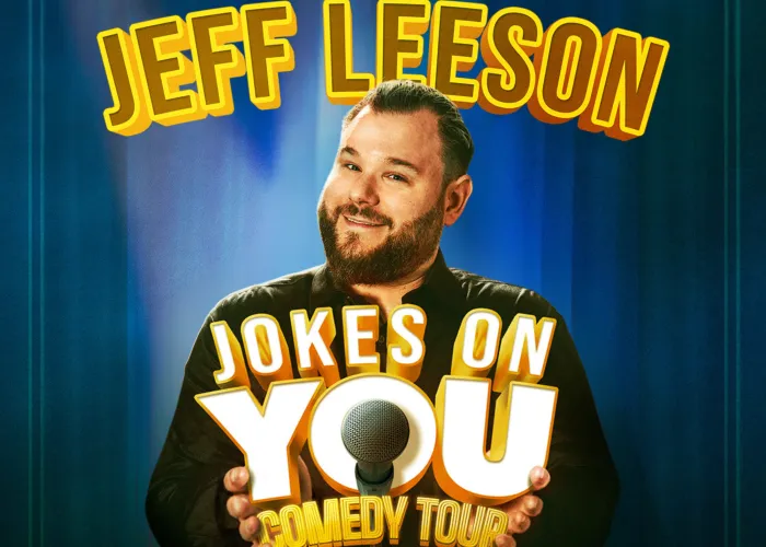 Jeff Leeson Jokes On You Comedy Tour Poster