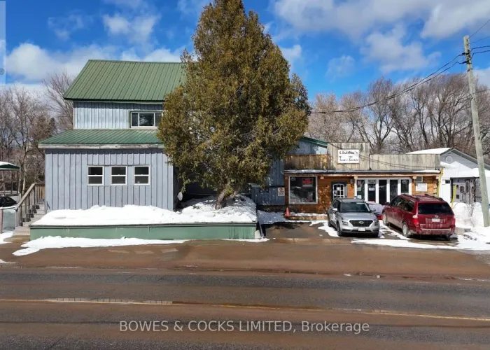 Front facade of 5490 Hwy 620 in downtown Coe Hill