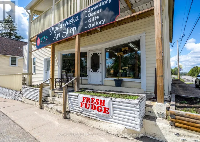 Front facade of the Madawaska Art Shop