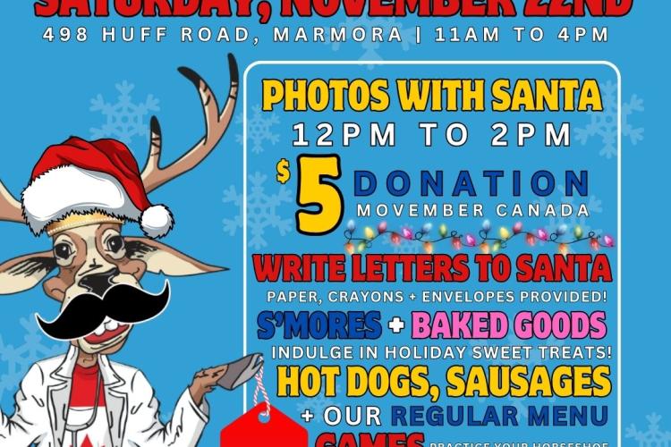 Poster for the Merry Movember event