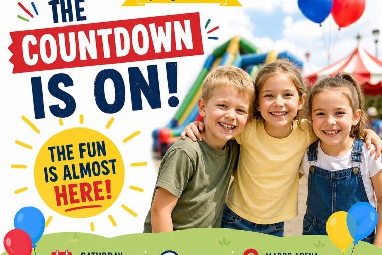 Event poster with details on what the event includes